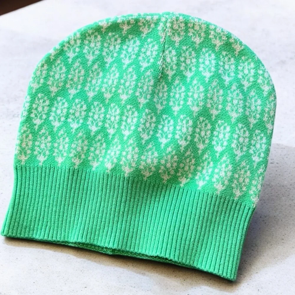 NWOT Free People Limitless Logo Beanie GREEN